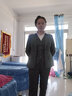 豪耀小西裝外套女職業(yè)裝女裝套裝春秋冬款面試正裝女士工裝免燙西服女 灰色上衣+褲子+馬甲 XL 碼（適合體重110-120） 曬單實(shí)拍圖