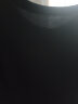 皮尔卡丹（pierre cardin）冰丝短袖t恤男士休闲圆领半袖丝光棉潮流男装上衣服体恤衫 X318黑色 180/2XL【建议155-175斤】 实拍图