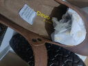 Devo Life的沃软木鞋包头搭扣包跟全包文艺森女日系复古休闲女鞋66009 深棕油蜡牛皮 38 实拍图