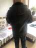 ypuc原生態(tài)帶帽皮毛一體皮衣男綿羊皮短款皮草皮衣皮夾克連帽外套進(jìn)口 黑色 XL 曬單實(shí)拍圖