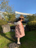 迪士尼寶寶童裝兒童羽絨服女童中長款白鴨絨洋氣中大童免洗冬加厚保暖輕薄 糖果粉 130 建議120-130cm7-8歲cm 《加 曬單實拍圖