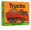 Byron Barton 拜倫巴頓 交通工具英文繪本原版 Trucks Trains Planes Boats Machines 卡車(chē)火車(chē)飛機輪船紙板書(shū) 汽車(chē)小百科 卡車(chē) (紙板書(shū)) 曬單實(shí)拍圖
