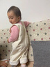 G.DUCKKIDS小黃鴨嬰兒背帶褲男寶寶春裝寬松舒適嬰幼兒寶寶褲子女寶寶兒童小 米白色（春秋款） 80 cm-可開檔 建議身高70-80cm 曬單實拍圖