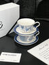 家榭麗舍「赫里」杯子禮盒裝咖啡杯碟高檔精致對杯新婚禮物情侶杯 2杯2碟（白色禮盒） 曬單實(shí)拍圖
