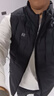 KOLON SPORT/可隆超輕羽絨馬夾 男子戶外冬季TUBE休閑無(wú)袖鵝絨上衣- LHDV4WN149-BK 黑色 L (175/96A) 曬單實(shí)拍圖