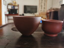 玉頤閣謝師禮宜興紫砂公道杯茶壺功夫茶具茶道茶漏配件原礦紫泥公道杯 朱泥款 250cc 曬單實(shí)拍圖