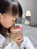 尚生物ppsu兒童牛奶杯直飲奶瓶寶寶吸管喝奶學(xué)飲水杯子鴨嘴杯帶刻度防摔 梅花-ppsu材質(zhì)350ml 曬單實拍圖