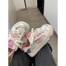 回力四季國潮風小眾鞋子女kitty厚底大頭鞋女2024新款春季原創(chuàng)學生小白鞋 米粉 單鞋--送粉kitty+smile扣 36 順豐包郵 曬單實拍圖