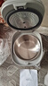 美的（Midea）電飯煲 0涂層電飯鍋4升 316L不銹鋼內膽3-4人家用多功能無(wú)涂層微壓智能預約MB-RE476S 曬單實(shí)拍圖