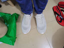 多走路云朵鞋男鞋透氣運動(dòng)休閑鞋環(huán)?？裳h(huán)鞋底網(wǎng)面鞋輕便跑步鞋防滑鞋 【男】米色 42 曬單實(shí)拍圖