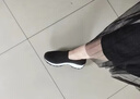 啄木鳥(niǎo)2025春夏季厚底老北京布鞋一腳蹬旅游鞋女士休閑運(yùn)動(dòng)?jì)寢屝瑩u搖鞋 黑色 36 曬單實(shí)拍圖