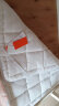 雅鹿·自由自在 A类床垫褥子学生床褥软垫防滑可折叠单人床90x200cm上下铺宿舍垫被榻榻米床褥垫 0.9米床 白色 实拍图