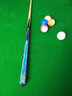 奧秘軒轅颶風(fēng)10mm手工黑八大頭臺球桿分體中式黑8小頭通桿16彩桌球桿 11.5通桿配原裝桿盒套裝 曬單實(shí)拍圖