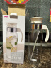 HARIO 日本进口家用冷热水壶耐热玻璃水壶大容量花茶果汁饮料茶壶杯RP 象牙白1.4L 实拍图