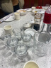 天喜（TIANXI）酒具白酒杯家用玻璃酒杯套裝6個(gè)洋酒杯小號一口杯2兩烈酒杯分酒器 白酒杯【6壺6杯裝】 曬單實(shí)拍圖