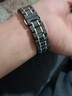 PENC IWATCH適用華為b7手環(huán)B6表鏈一株陶瓷B3表帶替換帶男新款尊享版磨砂運動手表男士商務版非原裝配件蝴蝶扣 五株陶瓷-表帶【黑鑲金】 適用華為B7/B6/B3手環(huán)/16mm 曬單實拍圖