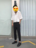 花花公子（PLAYBOY）【兩件裝】西褲男正裝西裝褲男西服褲子商務(wù)休閑工作墜感免燙韓版 黑+藍 31 曬單實(shí)拍圖