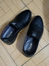 老人頭皮鞋夏季商務(wù)休閑皮鞋男真皮內(nèi)增高皮鞋小碼內(nèi)增高鞋6cm 黑色 40 曬單實(shí)拍圖