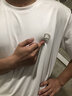 PRIDEME冰感十足液氨絲光棉白色t恤男短袖修身凸膠戰(zhàn)馬夏季薄款半袖男裝 BNS2540-白色 M 【尺碼建議：100-120斤】 曬單實(shí)拍圖