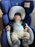 好孩子（gb） 婴儿汽车安全座椅0-7-12岁双向安装isofix接口安全座椅360度旋转 360°旋转isofix接口CS775绅士蓝 实拍图