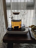 初祎 直火壺煮茶壺直燒壺可明火加熱玻璃水壺耐高溫茶壺大容量泡茶壺 1800ML鋼包竹蓋款 曬單實(shí)拍圖
