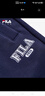 FILA 斐樂兒童童裝運動長褲2024春季新款小童男童休閑針織長褲潮 傳奇藍-NV 120 曬單實拍圖