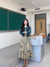 梓洛蘭ZiLuolan連衣裙女裝2025春秋新款鹽系減齡顯瘦牛仔外套水墨畫(huà)裙子 牛仔外套+碎花裙【套裝】 M （建議105-115斤） 曬單實(shí)拍圖