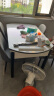 晨巢 岩板餐桌 实木餐桌椅组合现代简约可伸缩折叠吃饭桌子餐厅家具 黑白框架亮光雪山白-101皮椅款 1.2米一桌四椅 实拍图