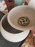 雅輊茗品 日式手工粗陶建水茶盂帶蓋復(fù)古家用茶道茶渣缸收廢水茶洗茶桶配件 秋夢(mèng)-素紋建水 曬單實(shí)拍圖
