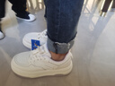 回力小白鞋女新款春季潮流百搭休閑鞋子女厚底圓頭運動(dòng)板鞋女鞋 米紫色升級款 38 曬單實(shí)拍圖