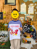 旗鉑漢服男童春夏兒童新中式國風(fēng)古風(fēng)唐裝 杏色長褲（僅褲子） 110 曬單實拍圖