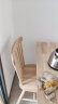家逸实木餐桌现代简约桌椅组合中小户型家用吃饭桌子1.2米一桌四椅 晒单实拍图