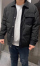 羅蒙（ROMON）輕薄男士羽絨服2025冬季新款高端潮牌中青年翻領(lǐng)口袋裝飾外套男裝 黑色 L 110-125斤 曬單實(shí)拍圖