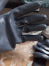 星宇n518勞保耐磨加厚工作干活丁腈塑膠浸膠防油水手套 N518 白紗灰膠 12雙 曬單實(shí)拍圖