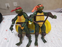 NECA 忍者神龜 1990電影版 TMNT 限定版 7寸可動人偶手辦模型 神龜橙色 曬單實拍圖