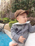 G.DUCK KIDS小黃鴨小月齡毛衣小外套春秋款a類0一2歲嬰兒毛線開衫上衣四季款 深灰A類毛線開衫 百搭柔軟 66 適合年齡1-3月參考體重10-14 曬單實拍圖