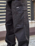 駱駝（CAMEL）闊腿工裝褲女士秋季直筒束腳純棉休閑運動(dòng)長(cháng)褲子M24CAWI717 曬單實(shí)拍圖