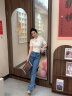 Calvin Klein【复刻90系列】Jeans24春夏新款女士休闲直筒牛仔裤J223289 1AA-牛仔浅蓝 25 晒单实拍图