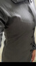 GOCHIEI春秋新款純欲風修身設計感polo領(lǐng)長袖T恤女顯瘦百搭正肩辣妹上衣 深灰色[高品質(zhì)] M[95-105斤] 曬單實拍圖