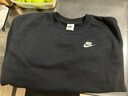 耐克大童超寬松加絨運動(dòng)衫冬男女童針織NIKE CLUB FLEECE FD2923 010黑/白 155 XL 曬單實(shí)拍圖