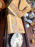 惗優(yōu)品復(fù)古普洱茶包裝盒七子餅茶餅盒357克單餅盒空禮盒空盒送禮收納盒 米黃色 禮盒+手提袋 曬單實拍圖