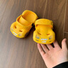 迪士尼（Disney）炫酷防水帶燈發(fā)光汽車(chē)兒童拖鞋防滑防臭寶寶男童女孩涼拖鞋洞洞鞋 黃色 170碼/內長(cháng)17cm(適合腳長(cháng)16.5cm) 曬單實(shí)拍圖