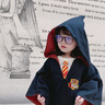 G.DUCKKIDS童裝哈利波特萬(wàn)圣節服裝兒童cos服巫師長(cháng)袍披風(fēng)斗篷外套男女寶寶 魔法斗篷+眼鏡 90cm建議身高85-95 曬單實(shí)拍圖