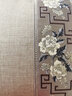 駱易家（Lorica）新中式抱枕靠墊床上靠背墊客廳沙發(fā)大抱枕沙發(fā)靠墊靠枕床頭靠背 麻色-國色芳華(多麗絲麻) 45cm*45cm 含枕芯 【提花織帶】 曬單實(shí)拍圖