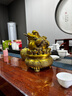 郎凱丹頓純銅金蟾招財擺件客廳三足金蟬聚寶盆辦公室玄關(guān)家居店鋪開(kāi)業(yè)禮品 大號金蟾 （高35厘米） 曬單實(shí)拍圖