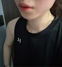 安德瑪（Under Armour）春夏Tech女子訓練運動(dòng)背心1383655 黑色001 M 曬單實(shí)拍圖