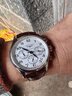 【二手99新】浪琴男表制表傳統名匠系列自動(dòng)機械多功能計時(shí)雙眼商務(wù)休閑二手手表鐘表腕表奢侈品名表 44MM直徑白盤(pán)皮帶款L2.693.4.78.3 曬單實(shí)拍圖