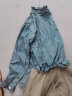 贝壳元素宝宝网纱连衣裙 春装女童童装儿童拼接裙裙子qz4537 蓝色 140cm 实拍图