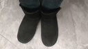 紅蜻蜓雪地靴女秋冬時(shí)尚短靴百搭羊毛棉靴防滑加厚女棉鞋WLC43471黑色37 曬單實(shí)拍圖