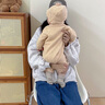 霧綃 貝恩嬰童服飾嬰兒春裝寶寶毛衣新生兒衣服女春秋外套連體衣 帶帽花朵杏色 80cm 曬單實(shí)拍圖
